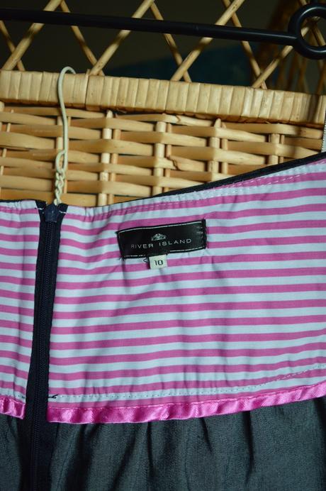 Ďžínsová sukňa, river island,m