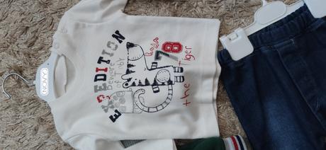 Set mikina/bunda, rifle a tricko, 74