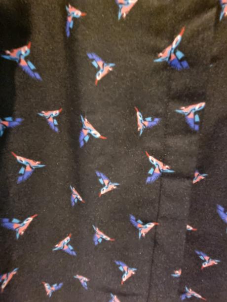 Čierna košeľa reserved s kolibríkmi, reserved,m