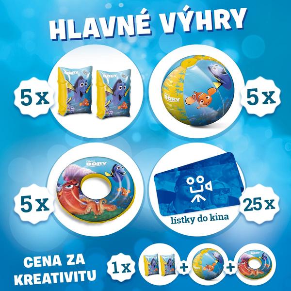 SÚŤAŽ o letné ceny z filmu Hľadá sa Dory