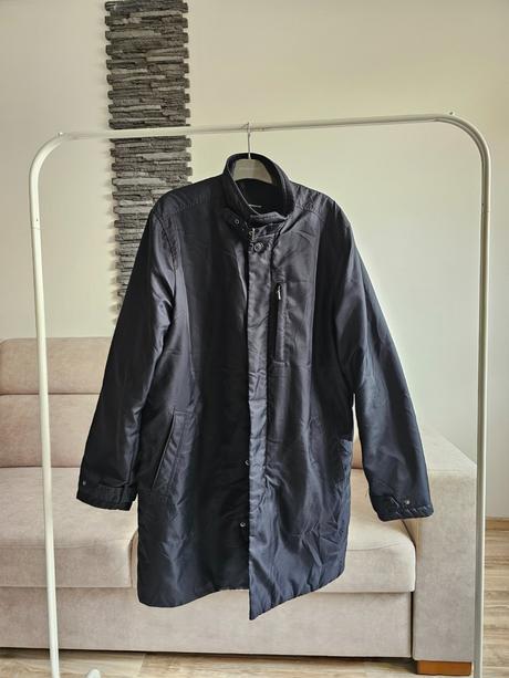 Pánska elegantná bunda parka predĺžená pod zadok, reserved,l