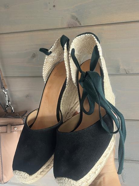 Letná elegancia castañer espadrilky, 39