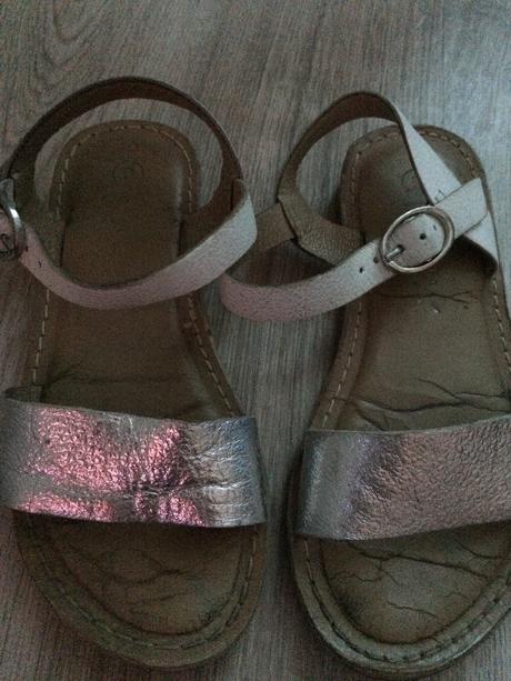 Sandalky next 6 strieborne,vn.dlzka 17 cm, next,26