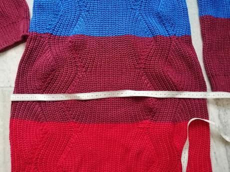 Pletené šaty v40-42, bavlna-akryl, 40