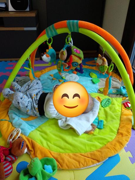 Detská podložka s hrázdičkou, 