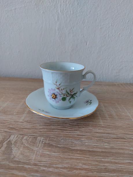 Karlovarsky porcelan - mokka salocky, 