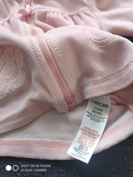 Cherokee ružová mikina veľ.68, cherokee,68