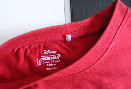 2ks červené tričká disney donald duck, 134