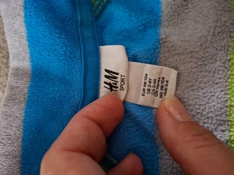 Flísová mikina, h&m,98