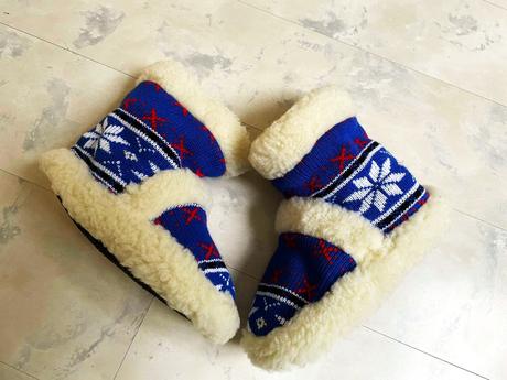 Vlnené papuče z merina 39/40, 39