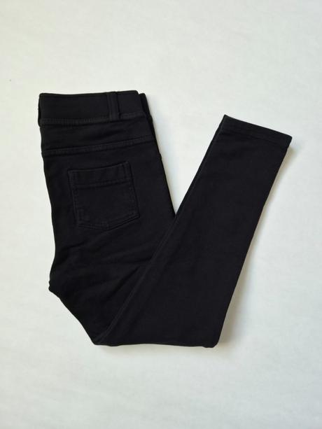 Čierne elastické nohavice (jeggings/legíny), dopodopo,110