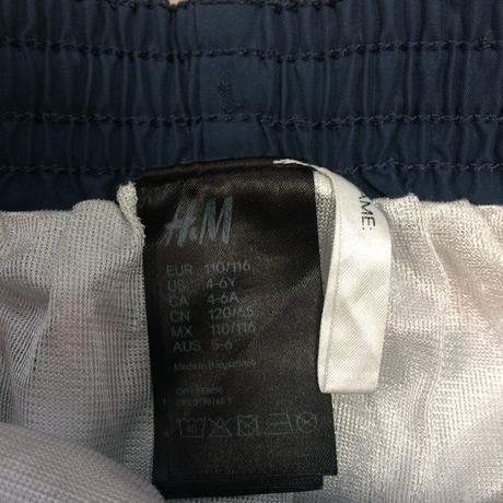 Plavky šortky chlapčenské h&m č.110/116, 4-6y, h&m,116