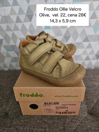 Barefoot kožené celoročky froddo ollie 22, froddo,22