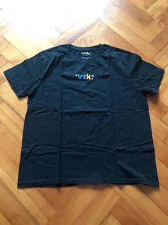 Čierne tričko vtk, l