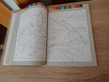 Maľovanie podľa čísel -dinosaury, 