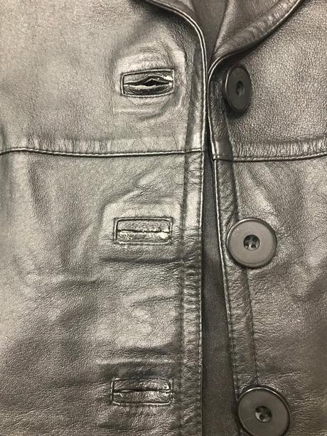 Predám dámsky kožený kabát, 44