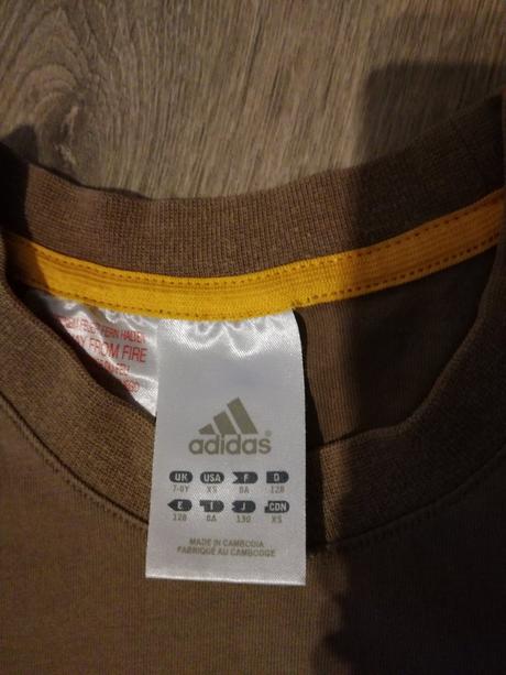 Hnedé adidas tričko, adidas,128