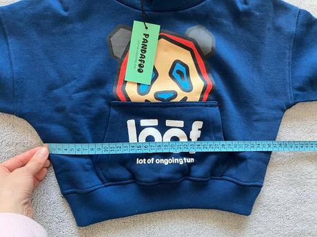 Mikina s nápisom loof zn. loowfat, 92