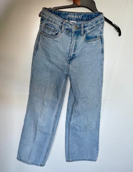 Široke rifle vysoký pás 9-10r, takko,140