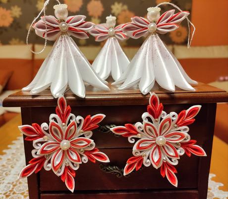 Žiarivá vianočná vločka,