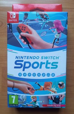 Nintendo switch sports + leg strap, 