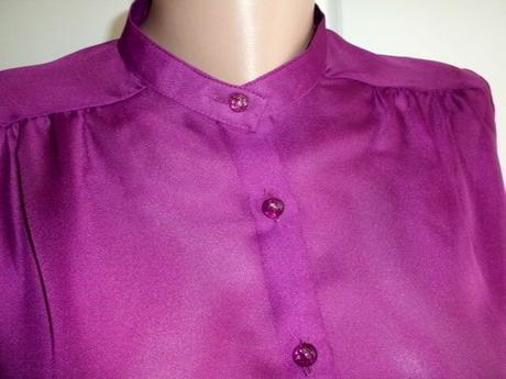 Blúzka s plisovanými rukávmi - veľ. m, m