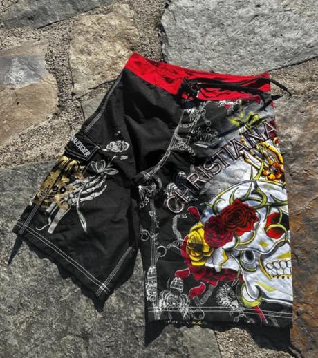 Ed hardy christian audigier šortky, ed hardy,xs