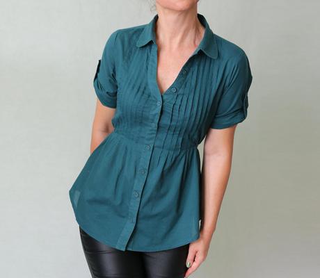 Letná bavlnená košeľa - dámska/dievčenská, 34