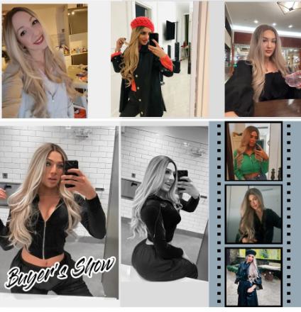 Extra dlhá parochňa platinová blond, 