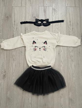 Mikina, sukna, celenka macicka, f&f,104