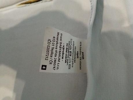 Unisex podložka do kočíka s pamäťovou penou, 