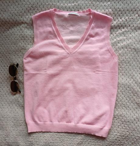 Krásna cukríkovo ružová vesta 36/38, gate,36 / 38