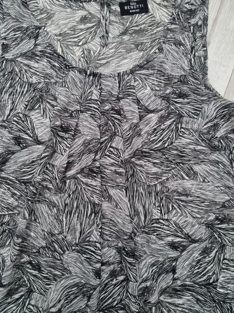 Čierno biela blúzka vzorová, gina,m