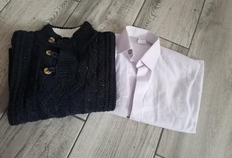 Svetrík 116 ( košielka grátis), pepco,116