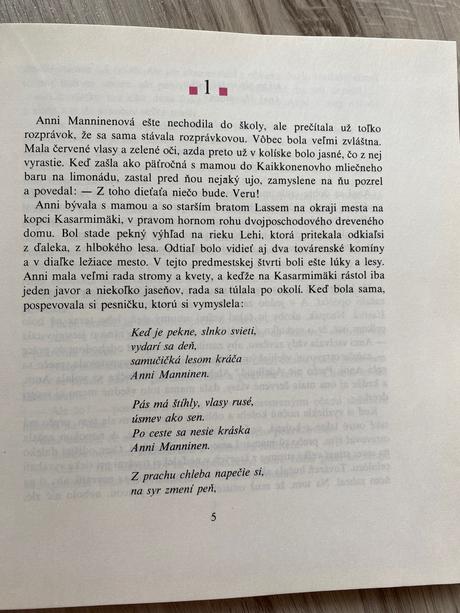 Krásna stará retro kniha dievčatko anni,