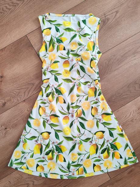 Krásne citrónové šaty - raz vzaté,
