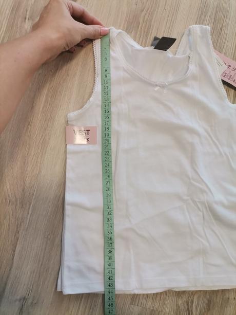 2 x biele dievčenské tielko, pepco,110 / 116