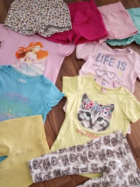 Balík oblečenia 104 na leto, 104–116