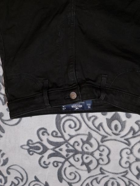 Hollister dámske pružné obtiahnuté rifle s vysokým, hollister,xs