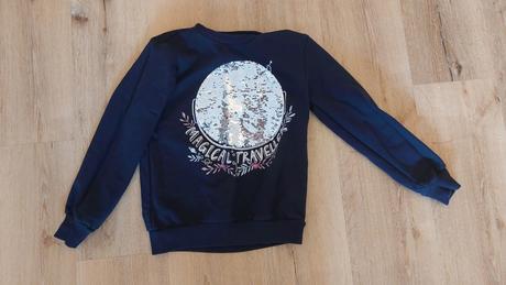 Mikina s flitrami, 128