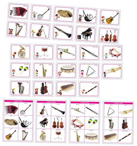 Karty hudobné nástroje pdf formát, 