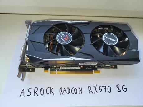 Asrock grafická karta phantom gaming x radeon rx57, 