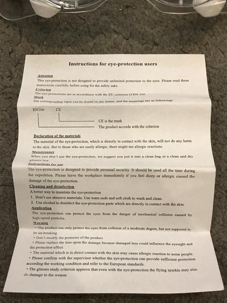Ochranné pracovné okuliare en166,