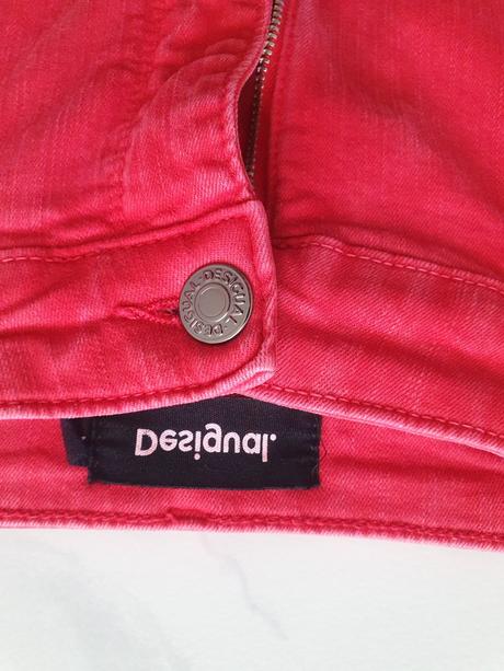 Desigual červené nohavice 40, desigual,40