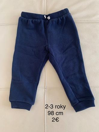 Detské tepláky, zara,98
