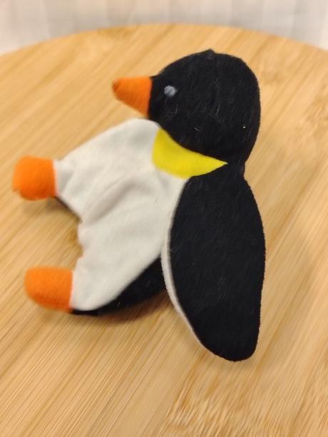 Retro plyšový tučniak waddle, mcdonald's, 10 cm, 