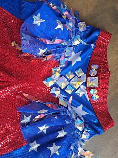 Disco dance solo/duo kostým- 122-134, 122