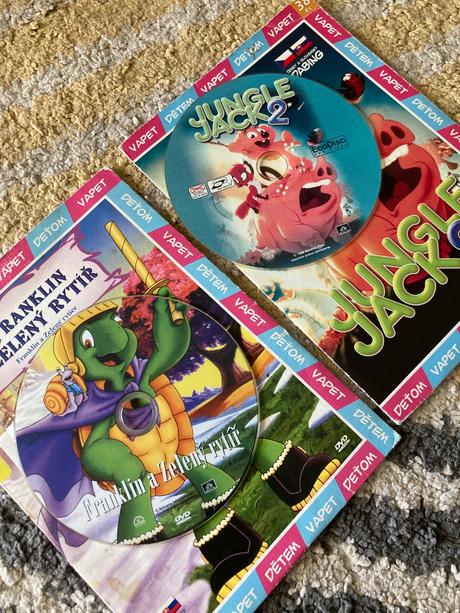 Dvd vapet rozprávky 4ks,