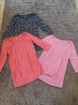 Tehotenské tričká, h&m,s
