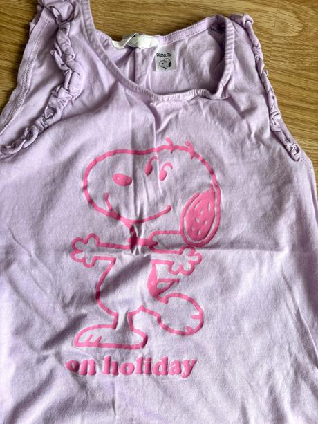Snoopy top 2x  134/140, h&m,134